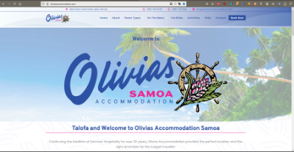 Olivias Accommodation Website